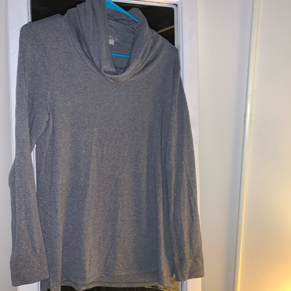 LOFT Gray Women’s Cowl Neck Sweater